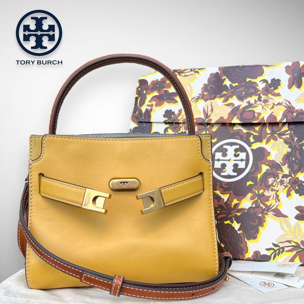 🚫SOLD ON VESTIAIRE🚫 NWT Tory Burch Lee Radziwill Petite Double Bag - Picture 17 of 17